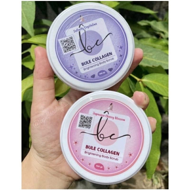 BULLE COLLAGEN BODY SCRUB PEMUTIH BADAN Bpom