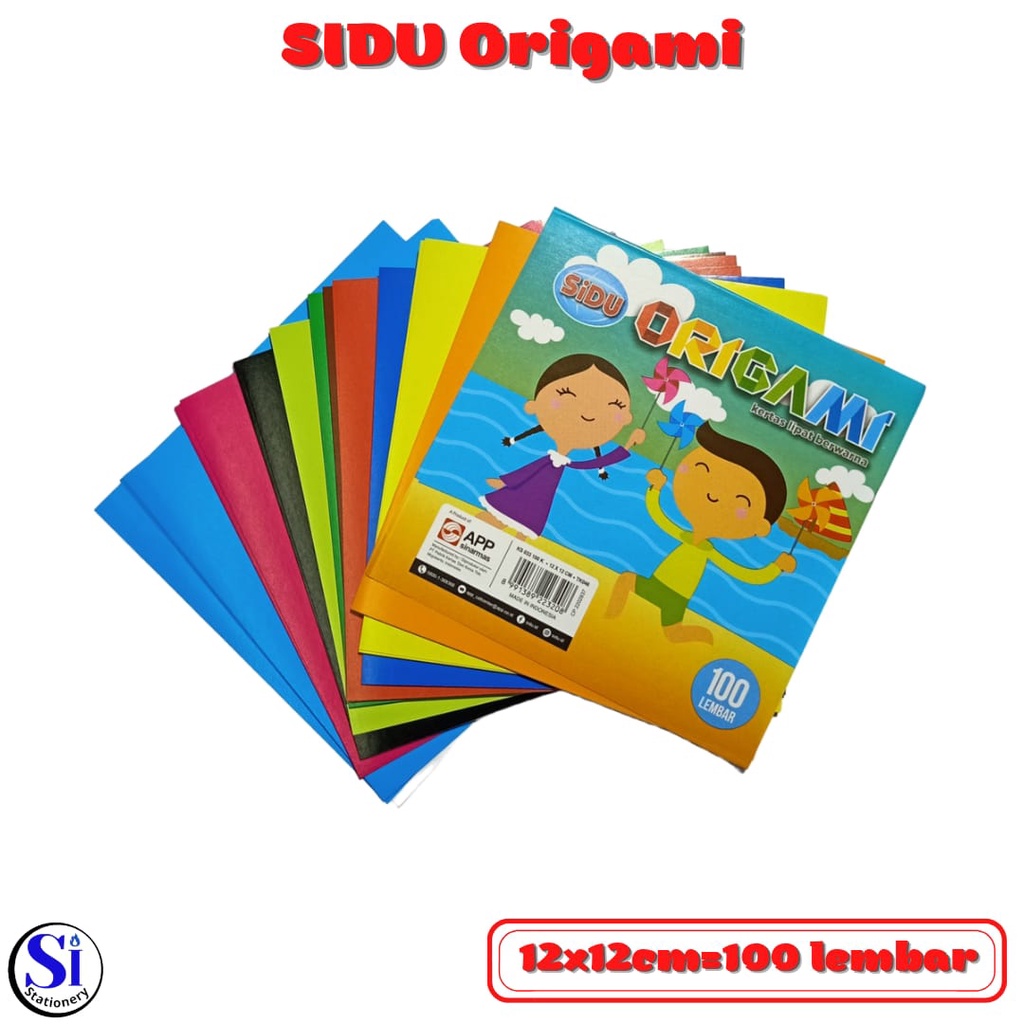

Kertas Lipat Origami Sidu 12 x 12 cm 100 lembar