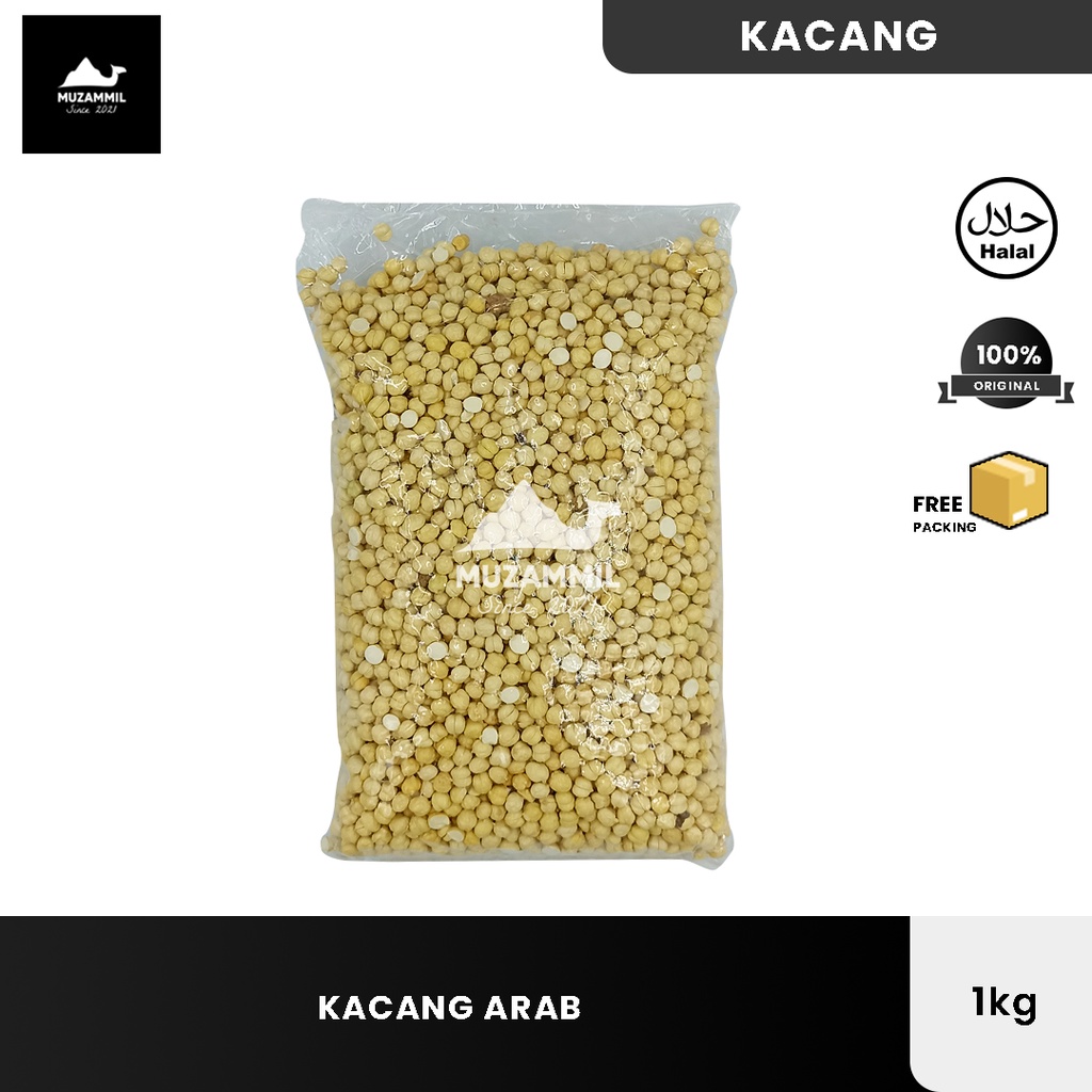 

Kacang Arab 1kg Kacang Arab Gurih Panggang Matang Kacang Oleh Oleh Haji dan Umroh