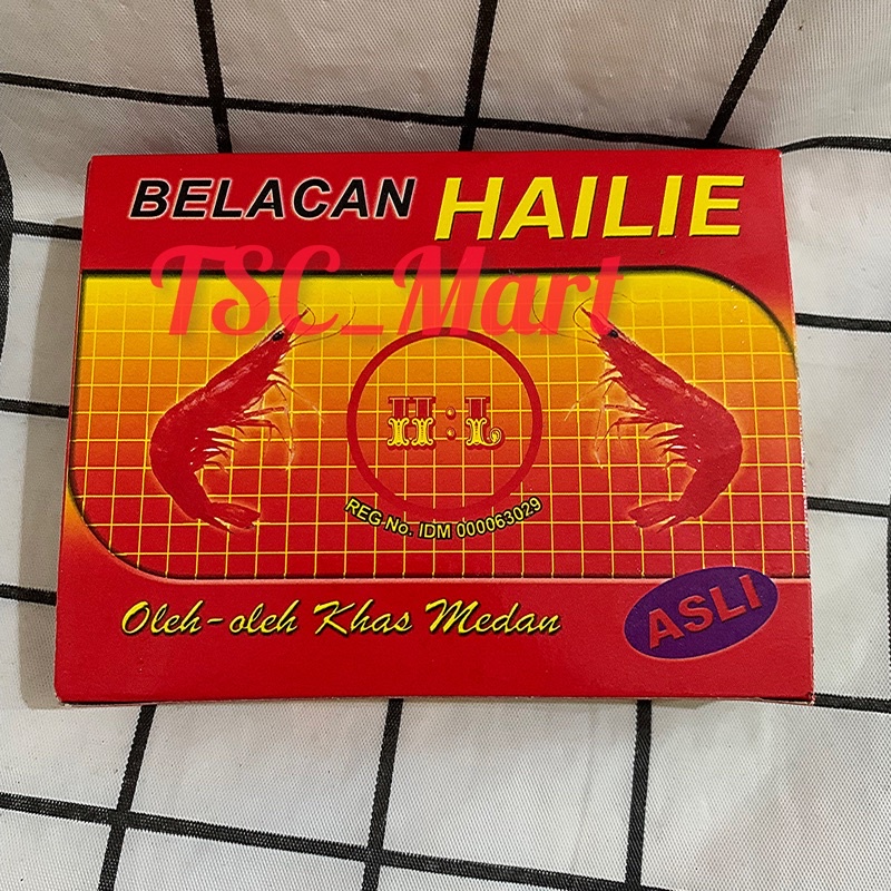 

Belacan Hailie 200 gram / terasi / udang / belacan / hailie / khas / medan / bagan - asahan