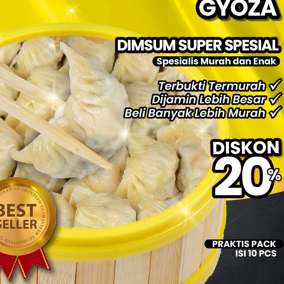 

➫ Dimsum Gyoza / Dumpling / Kuotie – Frozen Food Halal Mbledos Super Spesial Praktis Pack ⌅