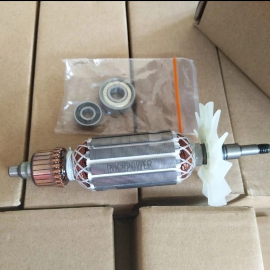 Gulungan Dinamo Gerinda Maktec MT90 MT 90 Angker Armature Maktec