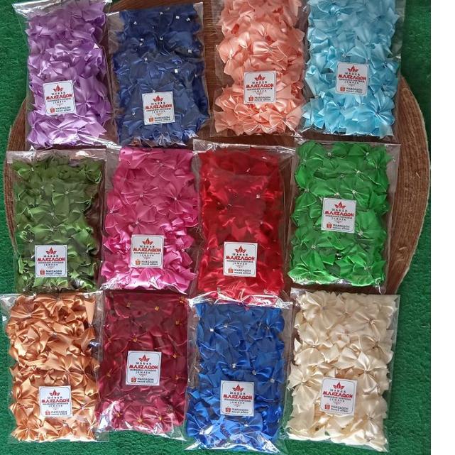 

<G-8&6❤> 100pcs/50pcs pita suvenir siap pakai / pita tempel souvenir langsung kirim