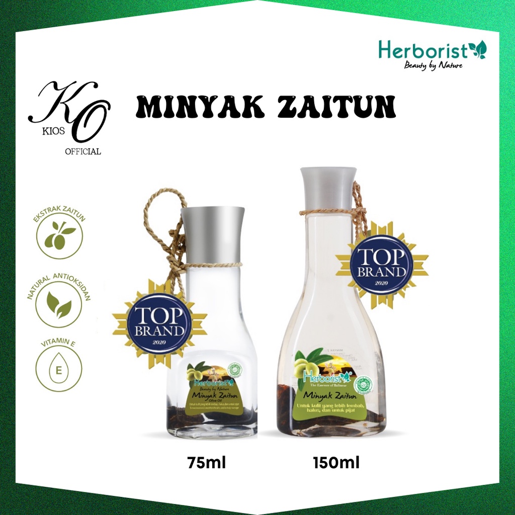 Herborist Minyak Zaitun 75ml &amp; 150ml