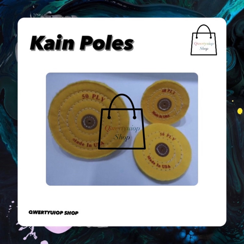 Kain Poles Perhiasan 3 Ukuran