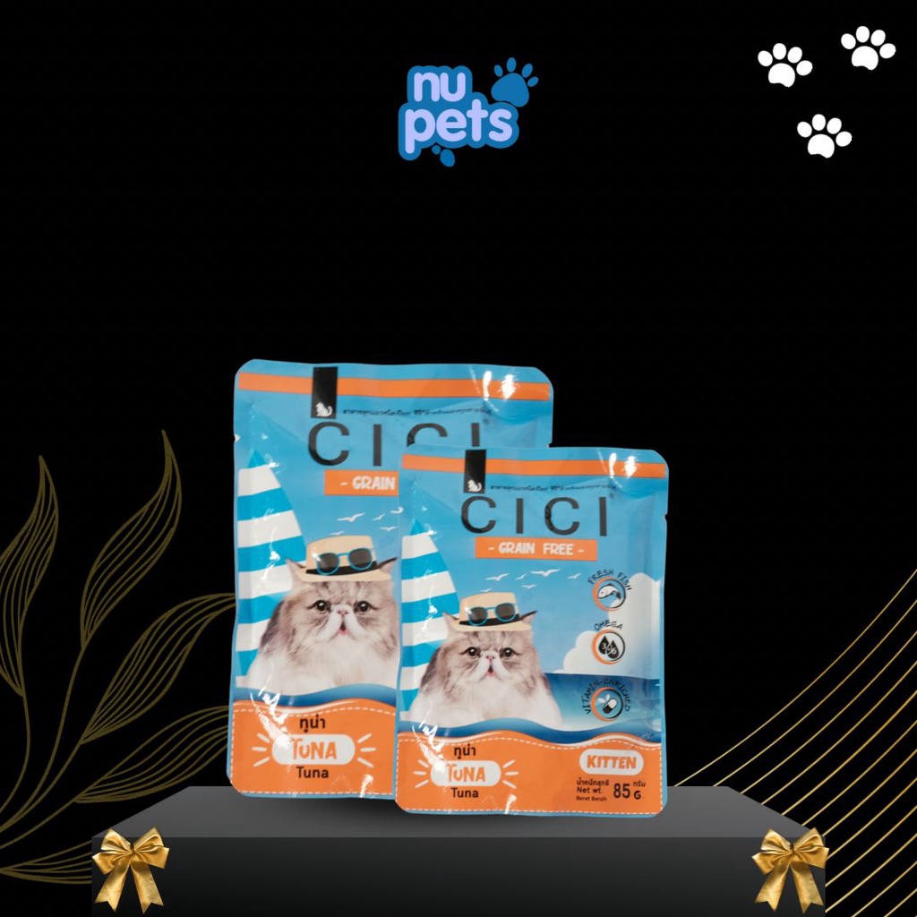 MAKANAN KUCING CICI POUCH ADULT 85 GR MAKANAN KUCING BASAH SACHET CICI CAT WET FOOD