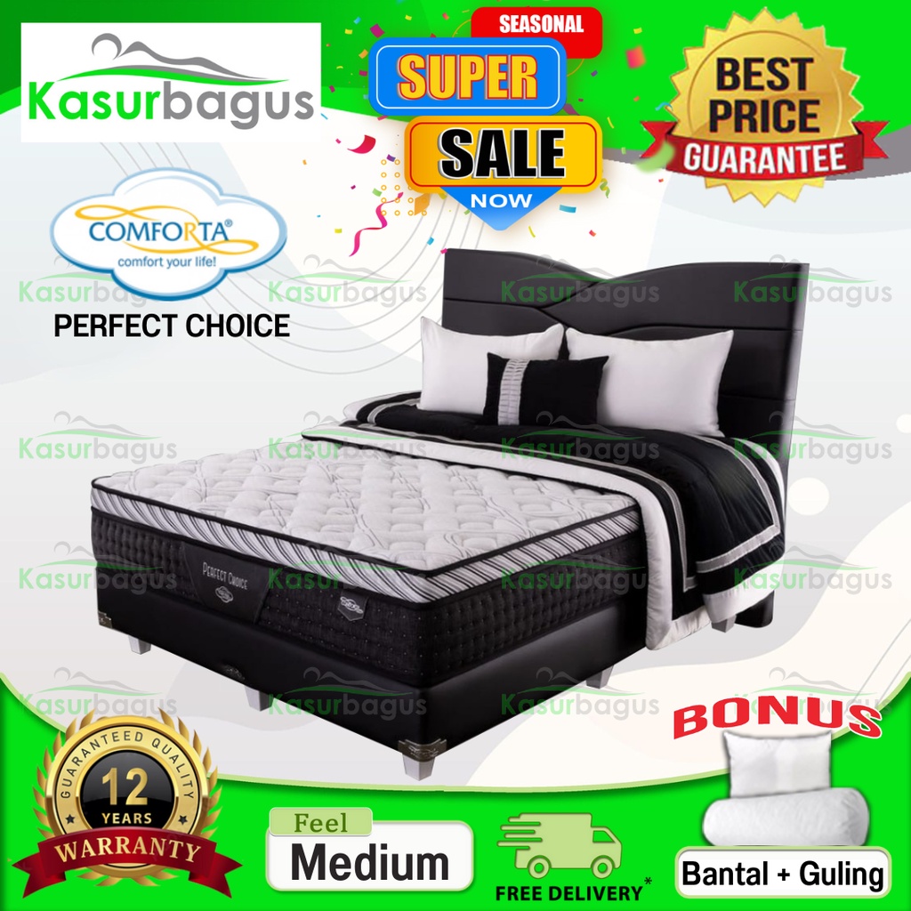 Comforta Kasur Springbed Perfect Choice - Full Set 90x200