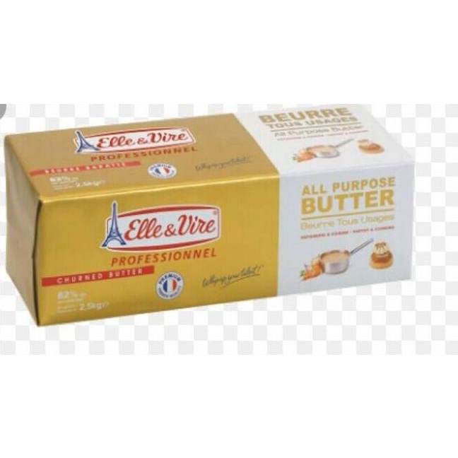 

BUTTER ELLE VIRE 2.5Kg TERLARIS TERPERCAYA ORIGINAL