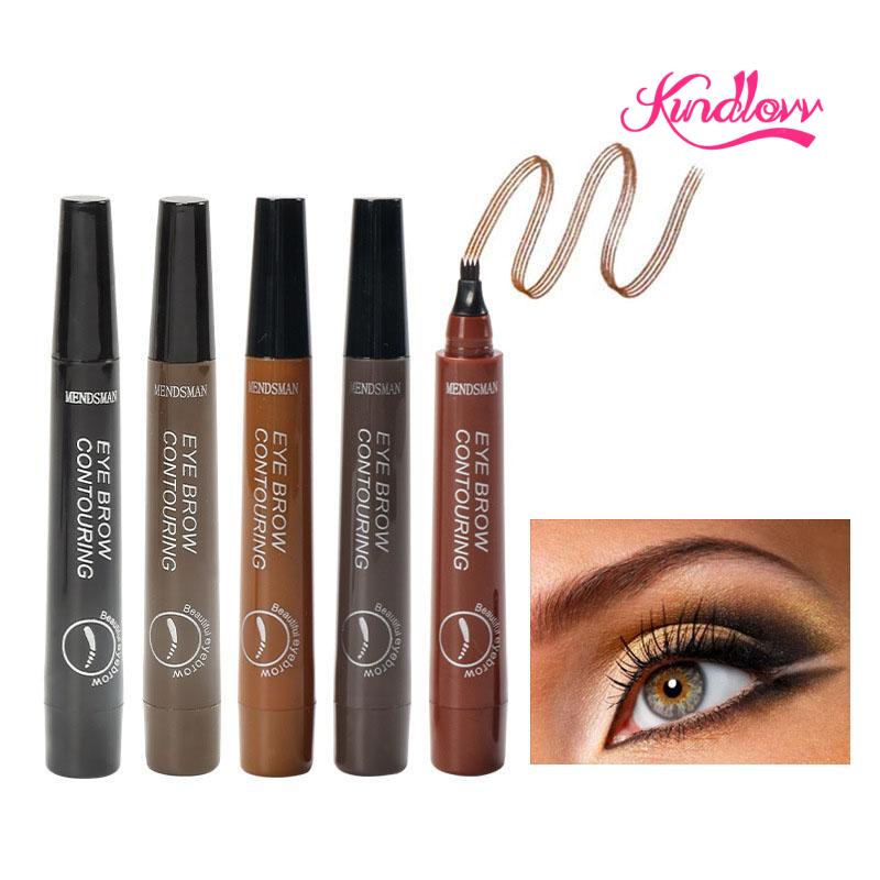 Kindlovv-Pencil Alis Waterproof 4 Fork Tip Original Eyebrow Korea Pensil AlisCetar Pena Eyebrow Pen 