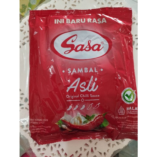 

Sambal Sasa Sachet isi 24 Sachet