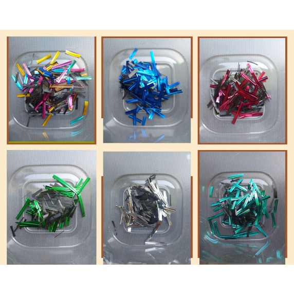 SERAT CARBON FORGED CHOPED WARNA CAMPURAN SIZE LEBAR