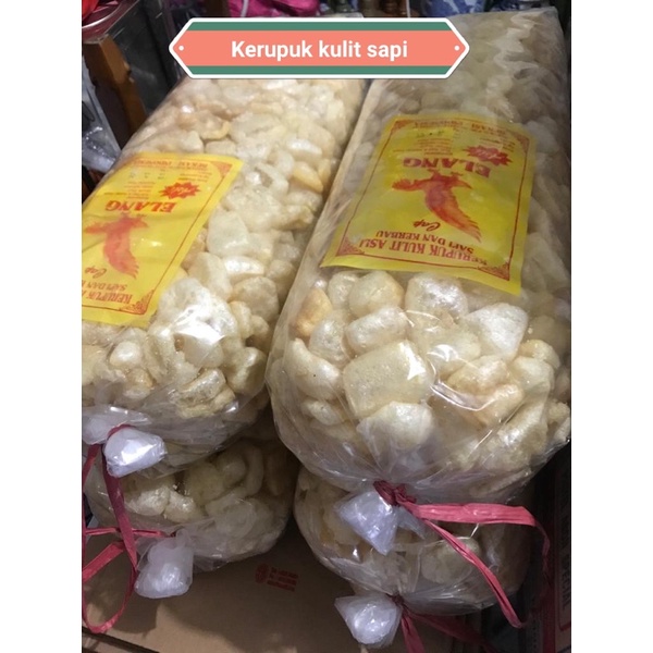 

krupuk kulit sapi kemasan 500 gr