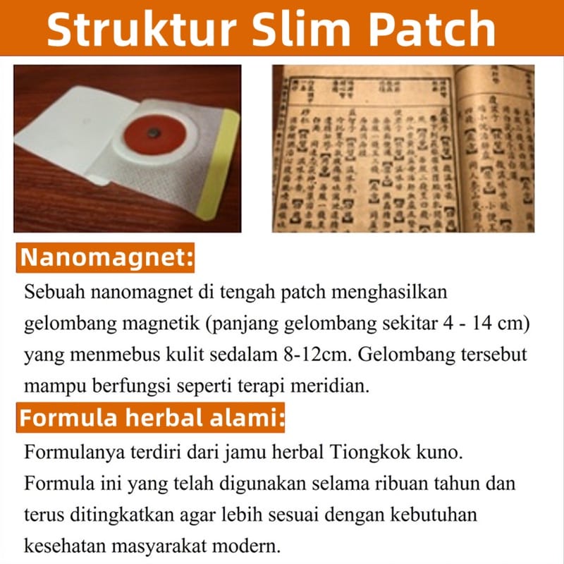 mrcaisen SLIM PATCH koyo pelangsing obat cina menurunkan berat badan isi 10 Magnetic pembakar lemak detox badan S036