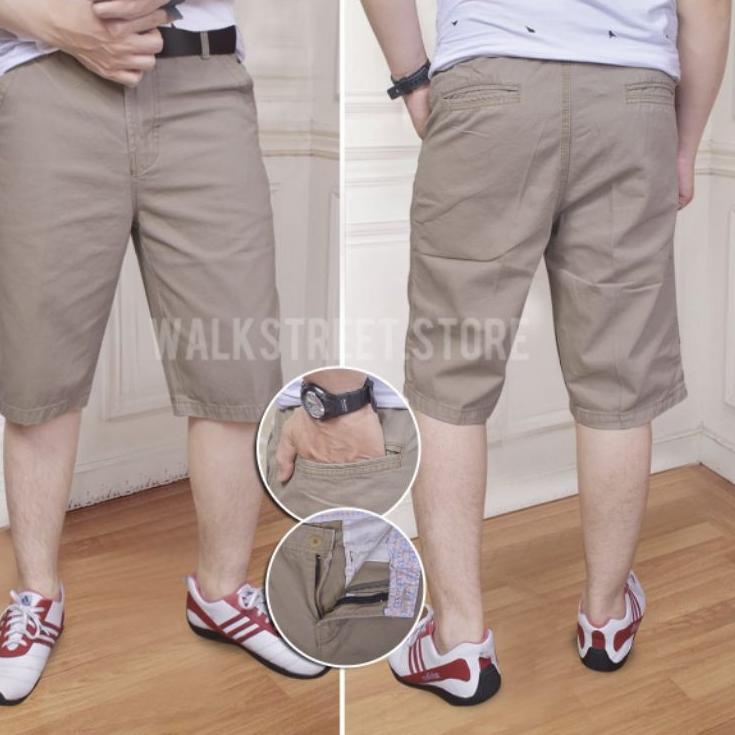 Viral Walkstreet AVL - Celana Pendek Pria Chino Polos Short Pant Tuill Canvas Celana Santai Distro P