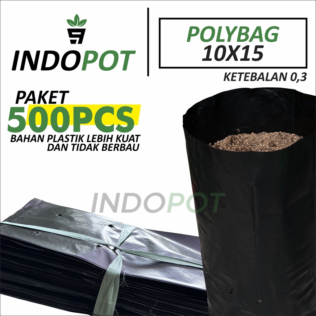 Polybag Paket 500 Lembar Ukuran 10x15 Polybag Kecil Tinggi Polybag Panjang