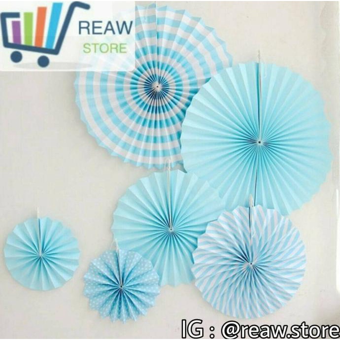 

[ COD ] Paper Fan Biru Set / Paper Fan Blue Set