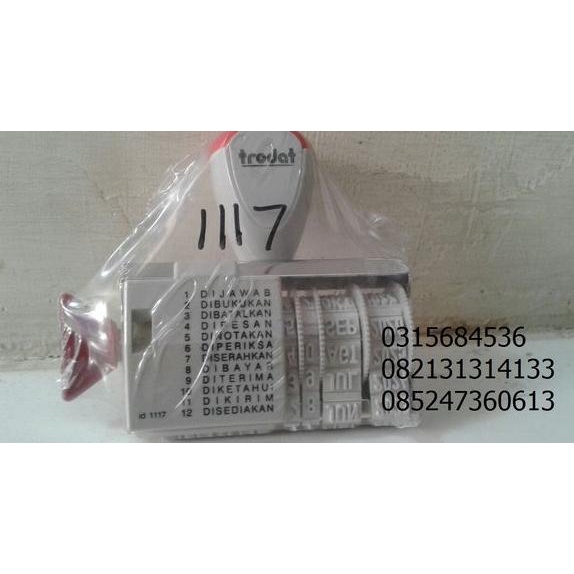 

Terlaris stempel trodat 1117 stempel tanggal dan teks inggris atau indonesia Termurah