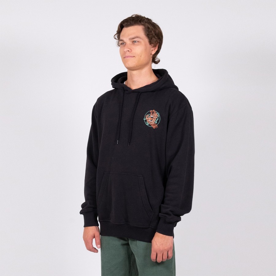 Santa Cruz Opus Hand Overlay Black Hoodie