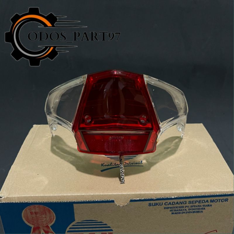 Mika Kaca Stoplamp Lampu Stop Rem Belakang Beat Karbu - WIN