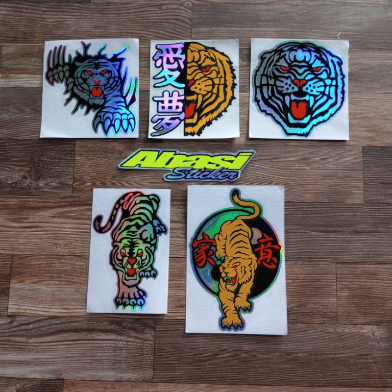 STICKER CUTTING HARIMAU