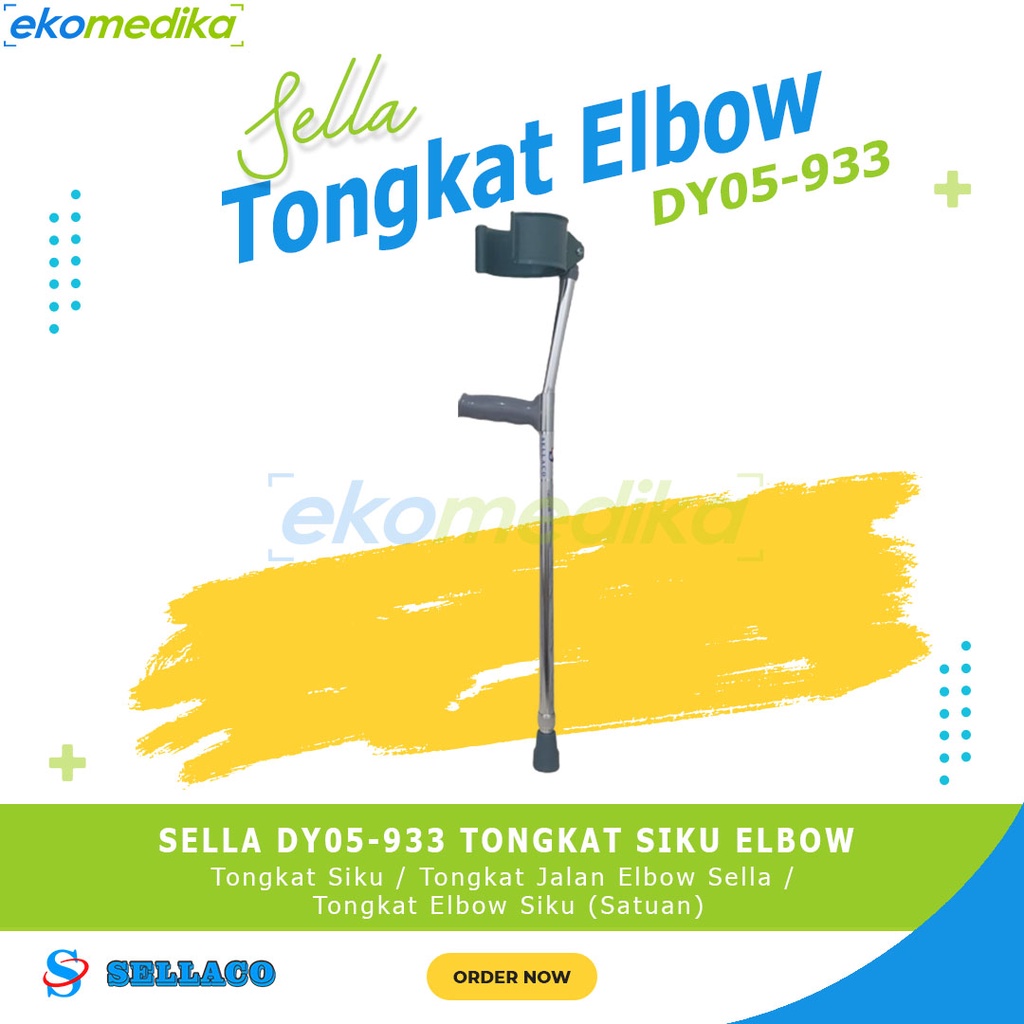 Tongkat Siku / Tongkat Jalan Elbow Sella / Tongkat Elbow Siku (Satuan)