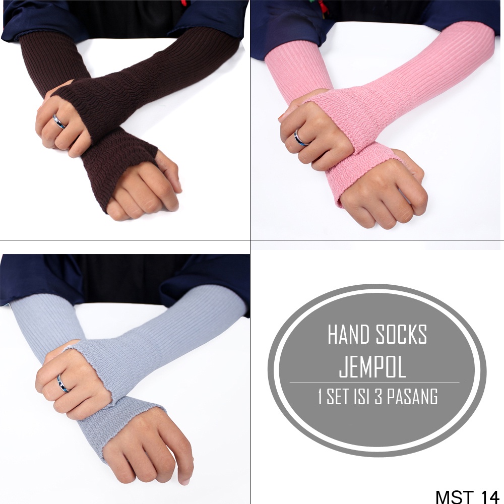 Manset Handsock Jempol Rajut Terbaru - MST 18