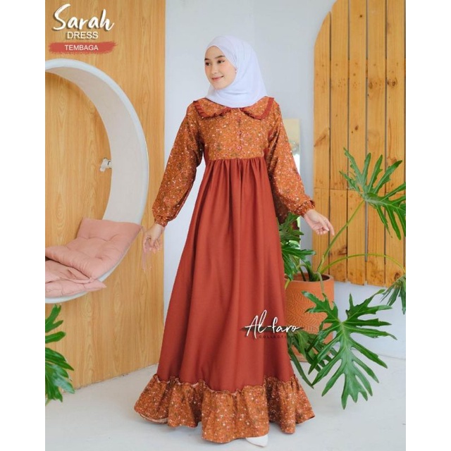 Sarah dress matt shakila original al faro collection LD 105 / gamis kamila Shakil al faro / dress sh