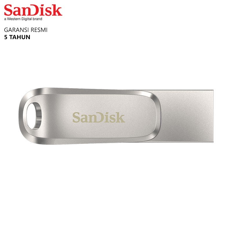 Flashdisk SanDisk OTG 128GB USB Type-C USB 3.1 Ultra Dual Drive Luxe