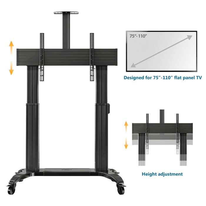 Bracket TV Stand 55 sampai 100 inch NB TW100 Motorized Lift Screen