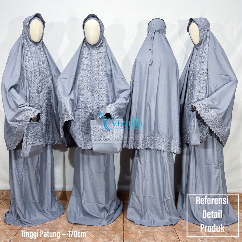 [CUCI GUDANG] Mukena Fatimah/ Mukena Katun Dewasa/ Mukena Grosir