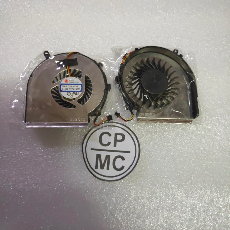 CPU-GPU KIPAS LAPTOP FAN MSI GE72 GE62 PE60 PE70 GL62 GL72 (3PIN)