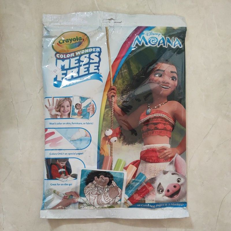 

crayola color wonder mess free coloring Moana Shopkins