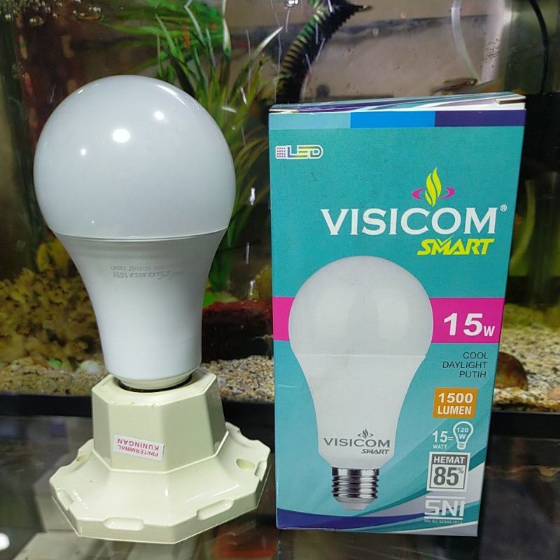 lampu led visicom 15w smart led