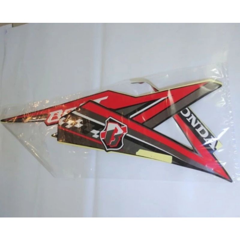 striping beat eco esp bodi hitam Lis merah th 2018