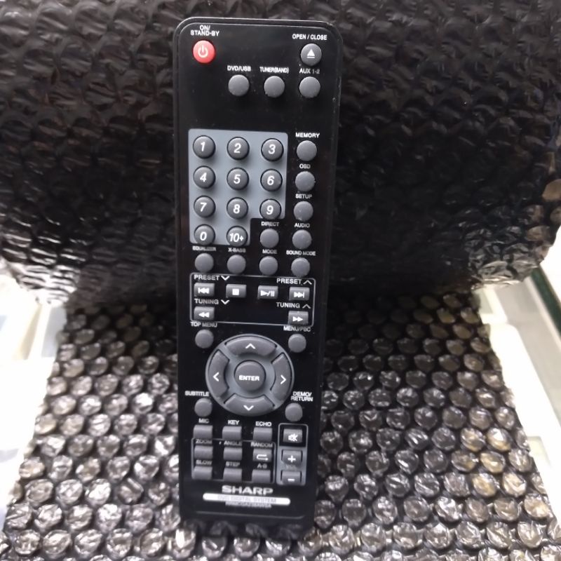 REMOTE REMOT HOME THEATER SHARP RRMCGA238AWSA ORIGINAL ASLI