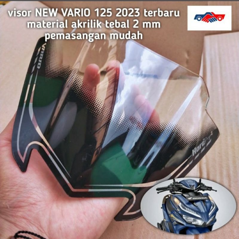 VARIO WINDSHIELD MOTOR VARIO 125 2023 - HITAM SMOKE