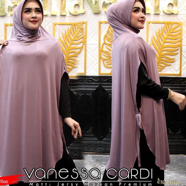 Jilbab Khimar Hoodie Vanessa Cardi Ori Nazilla • KM.22De22в