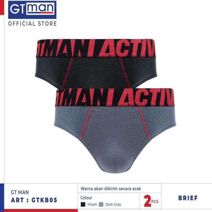 GT MAN - MINI BRIEF - GTKB05 - 2PCS MULTICOLOUR