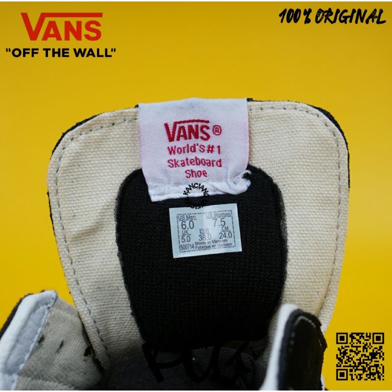 Vans Sk8 Low Black White 100% Original Bnib