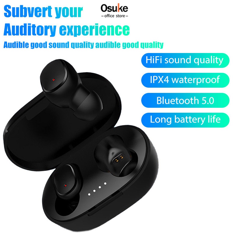 Mipods TWS Headset Bluetooth 5.0 Earphone Wireless 9D HIFI Stereo Mini Earbuds Volume Control With Mic