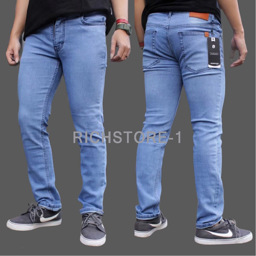 CELANA JEANS PRIA UKURAN JUMBO/BIG SIZE MELAR JEANS SLIMFIT 27 sampai 42