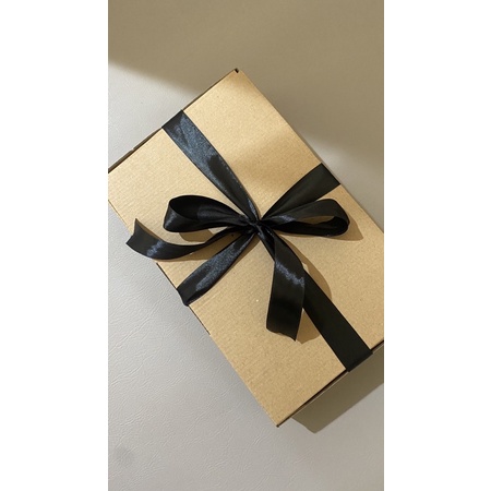 

Baby Bitsy Brown Box for Gift (ribbon included)