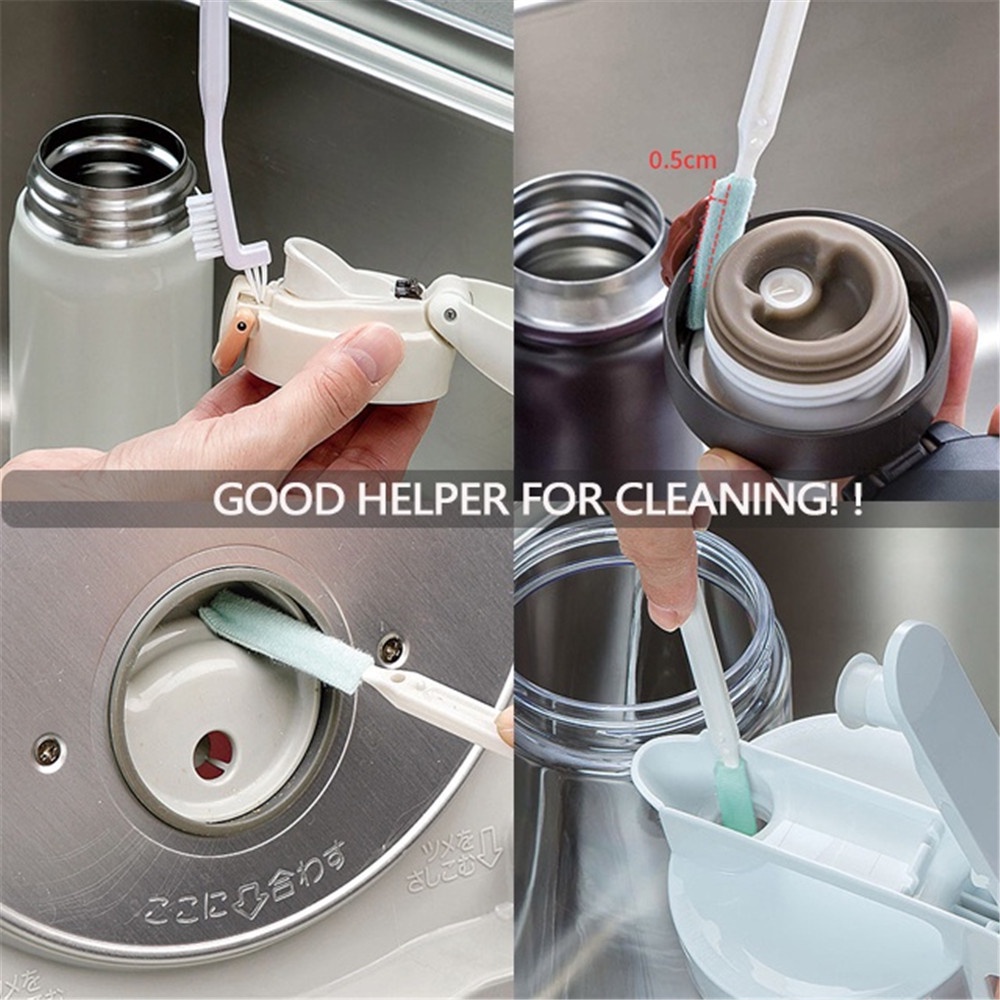 3 Pcs Sikat Pembersih Botol Multifungsi Untuk Dapur