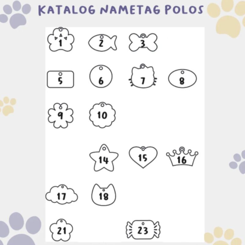 KALUNG KUCING DAN ANJING CUSTOM NAMA