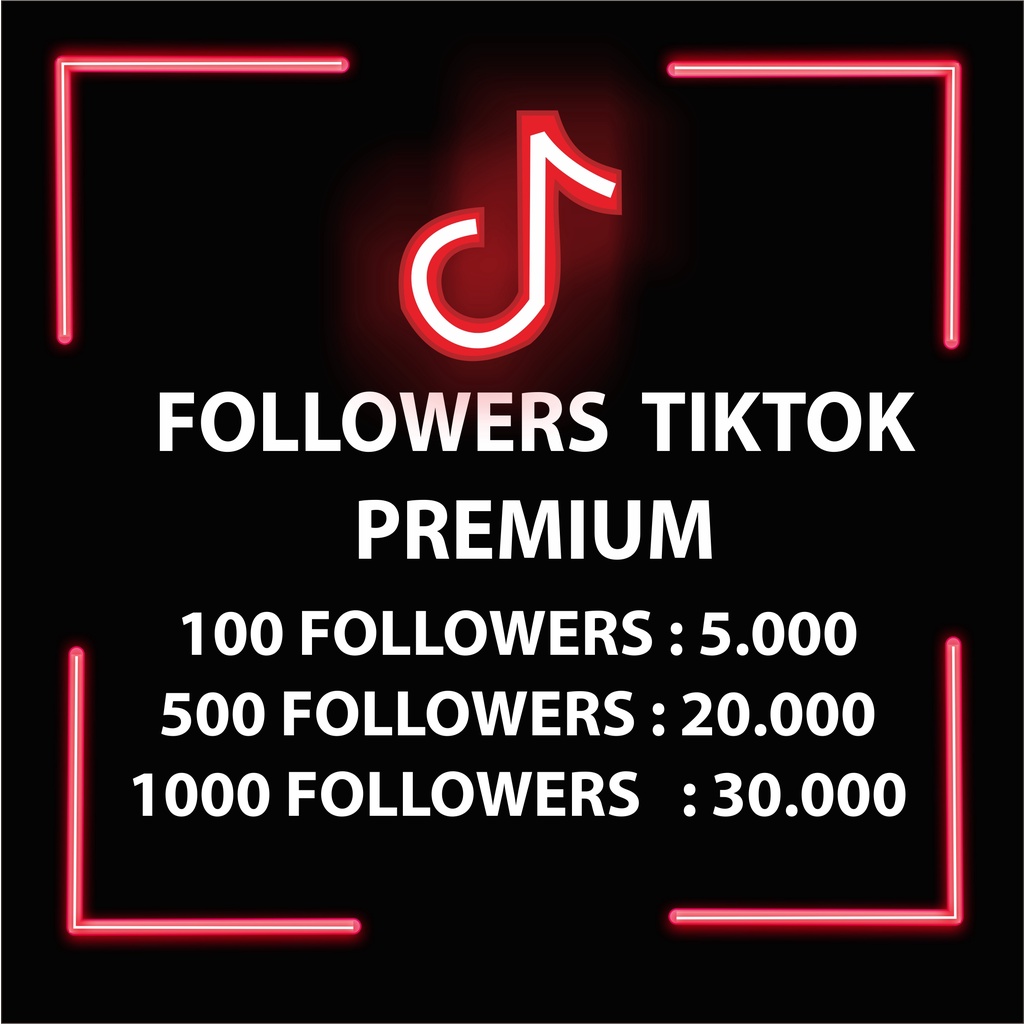 Highquality Followers Follower Akun Tiktok