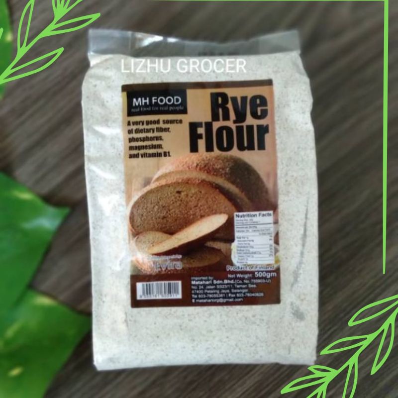 Jual Organic Rye Flour, Tepung Gandum Hitam Organik 500g Shopee Indonesia