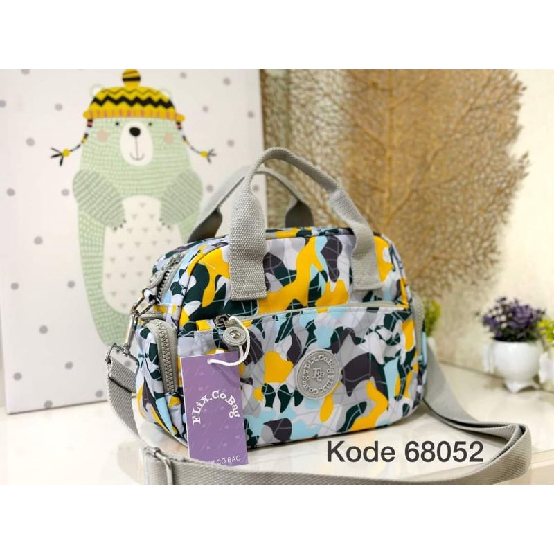 NEW ITEM tas fashion tote / selempang corak import kode 68052