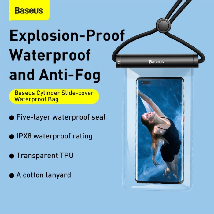 Baseus Kantong Pelindung HP Waterproof Anti Air