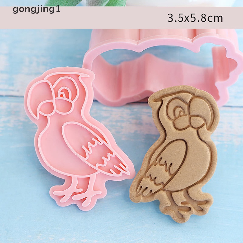 Ggg 8Pcs /Set Cetakan Biskuit Bentuk Hewan Hutan Cookie Cutter Icing Fondant Alat Kue ID