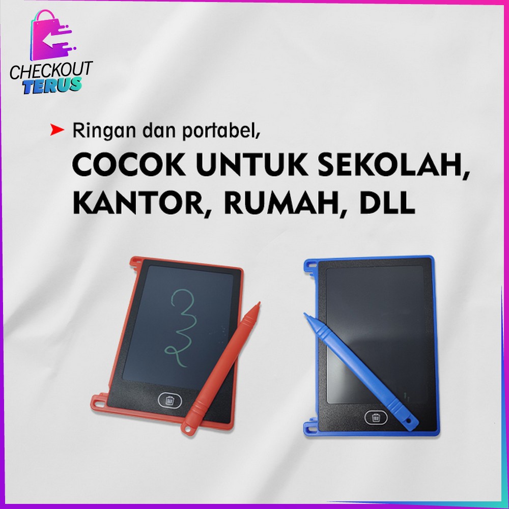 CT M298 LCD Writing Tablet 8.5inch Mainan Papan Tulis Hapus Board Tab Mainan Edukasi Anak Alat tulis Papan Pen Gambar Lukisan